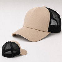 Topi Trucker Logo Kustom Berbahan Jaring Bernapas dengan Bagian Depan Busa, Dapat Disesuaikan dengan Kancing Snapback untuk Pemakaian Santai di Luar Ruangan