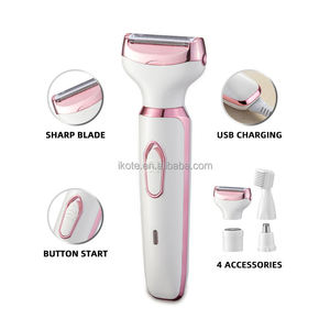 <span class=keywords><strong>Rasoir</strong></span> électrique portable <span class=keywords><strong>pour</strong></span> hommes et femmes, étanche IPX7, épilateur humide et sec, rechargeable par USB, <span class=keywords><strong>rasoir</strong></span> <span class=keywords><strong>pour</strong></span> bikini, aisselles, <span class=keywords><strong>visage</strong></span>, nez, sourcils - Product Image 5