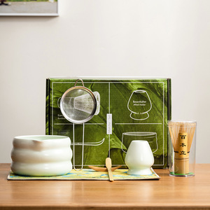 Matcha <b>Tea</b> <b>Set</b> With Bowl and Whisk <b>Set</b> Matcha Starter Kit Matcha Ceremony Kit Japanese <b>Tea</b> Ceremony <b>Set</b> - Product Image 1
