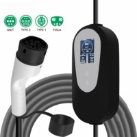 Nouvelle station de recharge portable intelligente à reconnaissance d'empreintes digitales Star EV Charger Level2 3.5kW 32A EVSE IP65 étanche