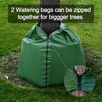 TAK Sacs à eau réutilisables de 15 gallons à libération lente pour arbres Sacs d'irrigation goutte à goutte en PVC de qualité supérieure Sacs d'arrosage pour arbres