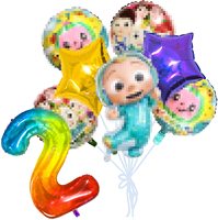 HUAYI Amazon sıcak satış karikatür Bobo balon 24 inç LED balonlar yanar yanıp sönen globos sopalarla