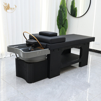 Meilleur prix salon de coiffure shampooing lit tête Spa Massage shampooing lit inclinable espace de tête shampooing lit