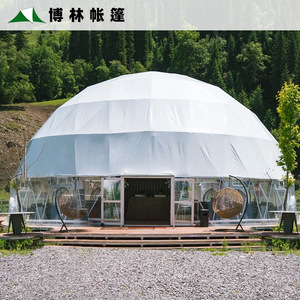 Carpa Transparente Esférica para Exteriores, Restaurante, Exposiciones, Hotel, Domo Transparente Personalizado con Vista a las Estrellas - Product Image 2