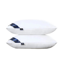 Oreiller de lit pas cher, oreiller d'hôtel personnalisé, oreiller de lit blanc doux, approvisionnement en gros pour hôtels, motels, appartements et literie hôtelière