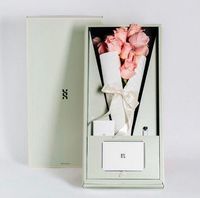 Vente en gros de boîtes postales d'emballage d'expédition avec logo personnalisé boîte cadeau de luxe ondulée florale durable avec plante à fleurs avec insertion