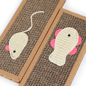 Wholesale Interactive Cat Scratching Board Catnip Corrugated Paper Cat Scratcher Cardboard - Product Image 4