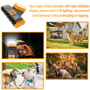 Entrenador electrónico para perros con control de ladridos, pantalla LCD y función ultrasónica, portátil para uso en exteriores, 12 cm de longitud - Product Image 5