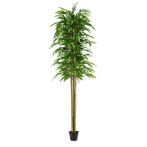 214 Hojas de Tela de Seda Artificial, Plantas Simuladas para Decoración de Jardín y Muebles, con Tallos Reales en Venta - Product Image 1