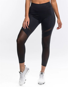 <span class=keywords><strong>Mallas</strong></span> de yoga para <span class=keywords><strong>mujer</strong></span>, pantalones deportivos, <span class=keywords><strong>mallas</strong></span> de compresión de nailon de malla, nuevo diseño - Product Image 4