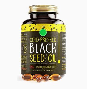 Capsule di <span class=keywords><strong>Olio</strong></span> di <span class=keywords><strong>Semi</strong></span> di <span class=keywords><strong>Cumino</strong></span> <span class=keywords><strong>Nero</strong></span> - 60 Pezzi, Supporta la Funzione Respiratoria Sana e Allevia il Disagio Respiratorio Occasionale - Product Image 1