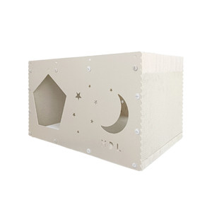 Tiragraffi per Gatti <span class=keywords><strong>Extra</strong></span> <span class=keywords><strong>Large</strong></span> a Doppio Strato Moonlight Stars, Resistente all'Usura, Carta Ondulata Non Sfilacciante - Product Image 1