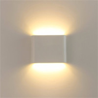 Applique murale LED extérieure et intérieure 6W 12W en aluminium étanche haut et bas