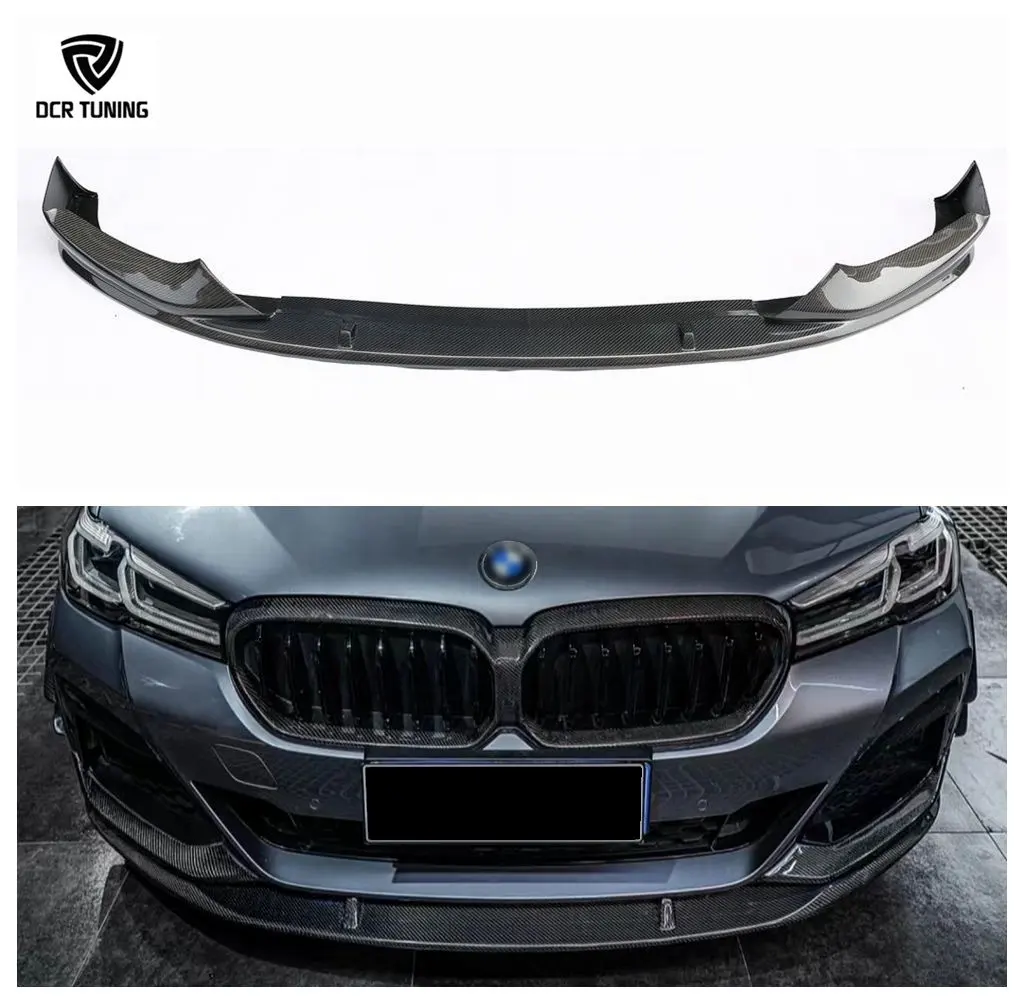 Передняя губа MP стиль автомобильные аксессуары для 2016 + BMW G30 M-tech передний бампер из углеродного волокна