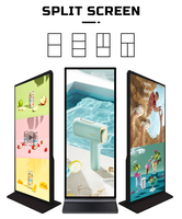 CH 70 \ "75 pulgadas Pantalla Completa quiosco Vertical señalización Digital pantalla de publicidad interior para tiendas minoristas de pie