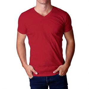 Camiseta con estampado de algodón 100% personalizado de alta calidad para hombre, camiseta transpirable con logotipo frontal, talla americana KITM08 de talla grande en blanco, venta al por mayor - Product Image 3