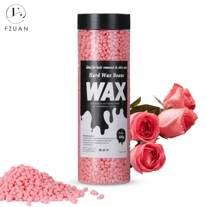 2024 New Formula Depilatory Hard Wax Beans Low Melting Point Hair Removal Wax For home Waxing free wooden stick