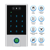 Système de contrôle d'accès par reconnaissance faciale TTLock Ble WIFI 125KHz RFID Lecteurs de cartes biométriques par empreintes digitales et clavier à code
