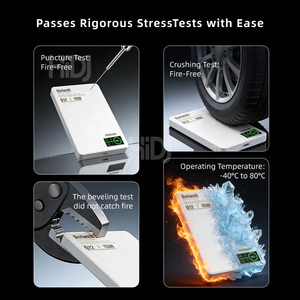 Banco de Energía de Celdas Sólidas: Carga Inalámbrica Magnética Segura y sin Incendios, Temperatura de Funcionamiento: -40°C ℃   hasta 80 ℃   <span class=keywords><strong>NARANJA</strong></span> - Product Image 6