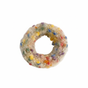 Trending stile coreano di lusso pastello nastro di peluche di pizzo Scrunchies vendita calda all'ingrosso accessori per capelli da donna - Product Image 2