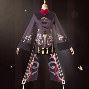 Genshin Impact Hutao <span class=keywords><strong>Cosplay</strong></span> Costume Uniforme Perruque <span class=keywords><strong>Cosplay</strong></span> Anime Jeu <span class=keywords><strong>Hu</strong></span> <span class=keywords><strong>Tao</strong></span> Style Chinois Costumes d'Halloween pour Femmes - Product Image 3