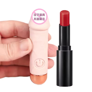 Vibrador de Bala Caliente, Juguete Sexual para Mujeres, Estimulador de Clítoris, Masturbación Femenina, Mini Vibrador USB con Forma de Lápiz Labial - Product Image 1