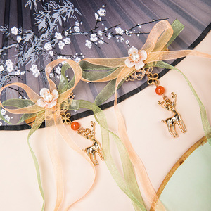 Accesorios para el cabello de estilo antiguo, pinzas para el cabello Yao Yao, con diseño de ciervo divino, accesorios retro etéreos para Hanfu, bonitos. - Product Image 3