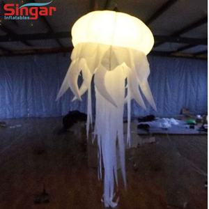 Bar colorido colgante decoración de techo inflable artístico medusas globo iluminación nocturna medusas con Led para decoración de fiesta - Product Image 5