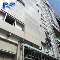 Panneau de mur rideau en aluminium ignifuge de haute qualité, design moderne, isolation acoustique, réduction du bruit, coupe-vent
