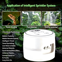 Système d'humidification numérique programmable à brume fine réglable pour terrarium de reptiles