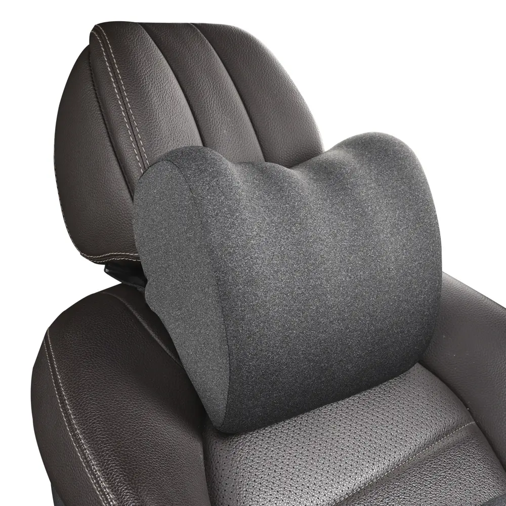 Almohada de soporte de cuello de espuma viscoelástica para coche, OEM ODM, venta al por mayor