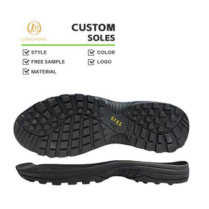 Goma de doble densidad, duradera, ligera, antideslizante, suelas de botas tácticas, soporte acolchado para uso diario, calzado de patrulla - Product Image 1