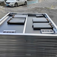 Plateforme de scène pliable carrée en alliage d'aluminium, estrade modulaire pour événements, scène de concert portable, pieds réglables en hauteur, capacité de charge 800 kg, montage rapide