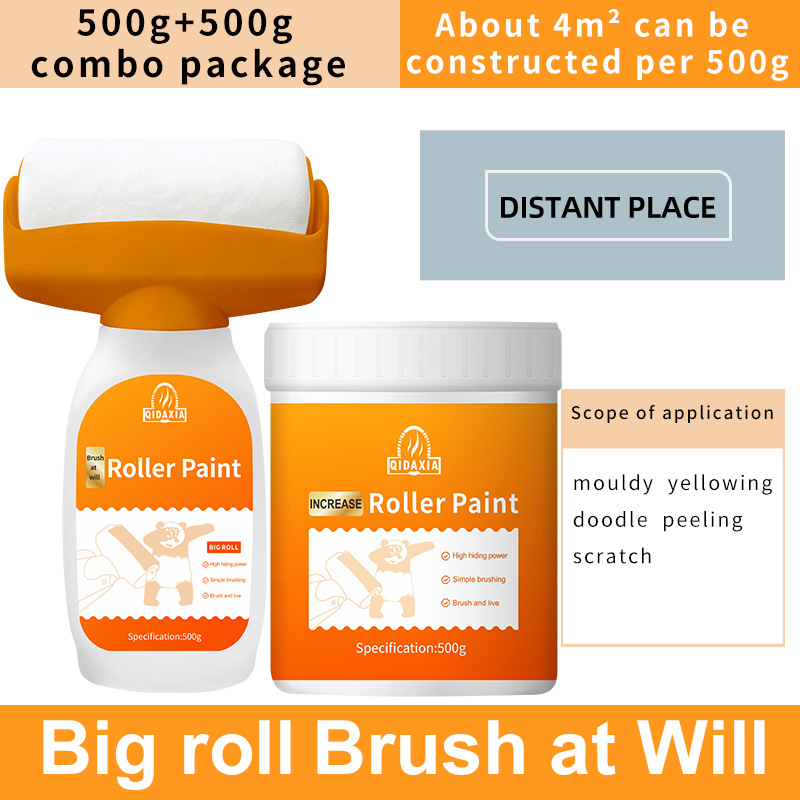 Ensemble combiné rouleau à peinture style 500g + 500g