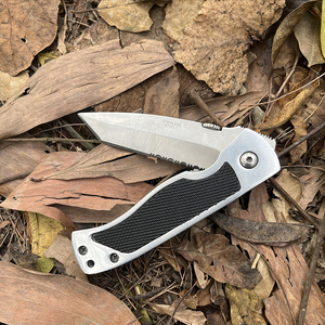 Tốt Nhất Sản Phẩm Bán Chạy 2025 Nhôm Xử Lý Thép Gấp Cắm Trại Chiến Thuật Gấp Nga Dao Với Vành Đai Clip - Product Image 3