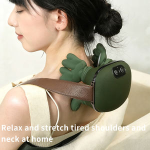 Nowcozy Masseur de cou 2025 avec chaleur Massage cervical de l'épaule électrique pour soulager la douleur Massage des tissus profonds chauffé-vert - Product Image 5