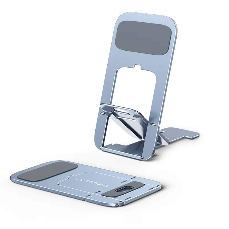 2022 nuovo arrivo in lega di alluminio pieghevole da tavolo intelligente supporto per telefono cellulare supporto per accessori per telefoni cellulari