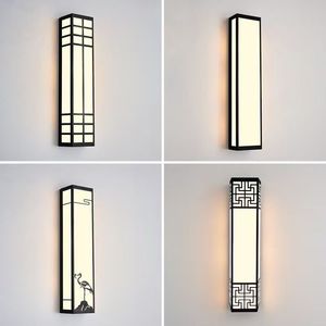 Nouvelle lampe murale solaire de style chinois, étanche, moderne, à LED, pour cour, villa, portail, balcon - Product Image 1