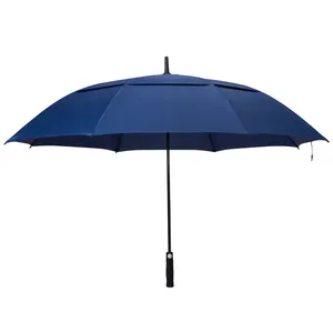 낚시 우산 골프 우산 접합 더블 레이어 긴 손잡이 대형 강한 섬유 우산 바람 방지