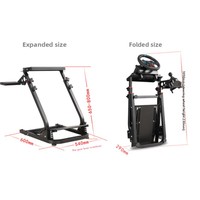 Support de volant et de pédales de course PC de luxe professionnel pour simulateur de course Logitech PS4