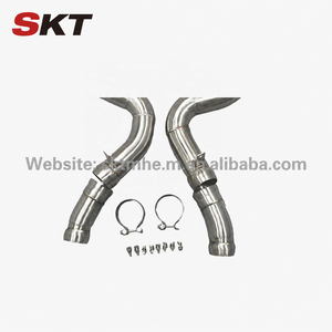 Downpipe สำหรับ Mercedes-Benz W222 S63 AMG M177 4.0 V8สแตนเลสท่อด้านหน้าปัดเสร็จ - Product Image 2