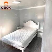 Cbox Maison Conteneur Extensible Préfabriquée Mobile de Luxe Moderne Personnalisable 40 pieds Trois Chambres
