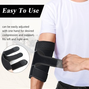 Nefes Alabilen Çıkarılabilir Destekleyici Dirsek Koruyucu Dirsek Bandajı Ters Çekme Sporları için Kapsamlı Kol Desteği - Product Image 4