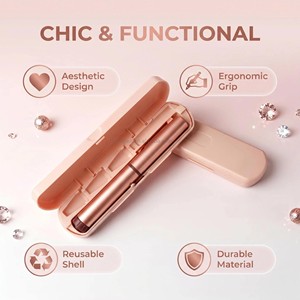 60IU Pink Rose <b>Gold</b> Luxury Reusable Injection <b>Pen</b> with Premium Gift Box for Skincare Beauty Liquid Dosing Applications - Product Image 1