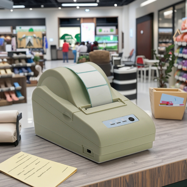 2Inch Small Thermal Label RQ Code Barcode Printer with USB+RS232 Compatible with LP-50 for Weight Scale