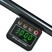Livella Digitale Industriale con Base Magnetica, Schermo LED, Telaio in Lega di Alluminio, Mini Cubo, Indicatore Angolare, Grado di Protezione IP42