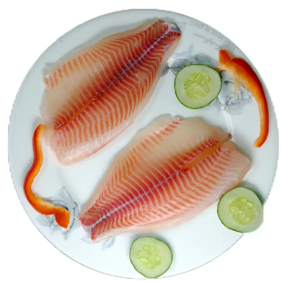 Biologisches gefrorenes Tilapia-Filet ganze Fischhaut Salzkonservierte getrocknete Dosenstil-IQF verarbeitete Pangasius frisch getrocknete Flosse Fettschale