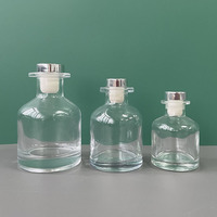 Flacon diffuseur d'arômes en verre ambré vide de 200 ml pour huiles essentielles, personnalisable, pour diffuseur à bâtonnets