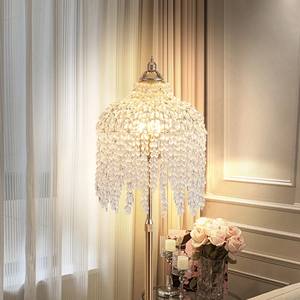 Lampe <span class=keywords><strong>sur</strong></span> <span class=keywords><strong>pied</strong></span> en fer avec arbre en cristal doré, hauteur réglable, forme élégante, lampe de salon avec interrupteur au <span class=keywords><strong>pied</strong></span> marche/arrêt - Product Image 3