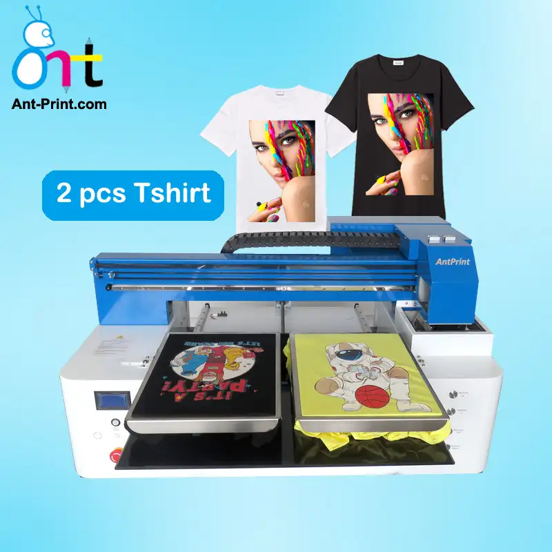 A getto d'inchiostro della stampante di fabbrica A3 diretto a garment stampante dtg personalizzato t shirt macchina da stampa